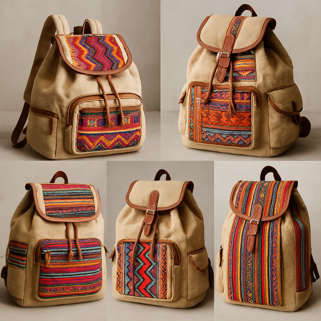 Mochilas con Tejidos Artesanales